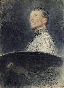  russe Tableaux - Portrait d’AE Arkhipov russe réalisme Ilya Repin